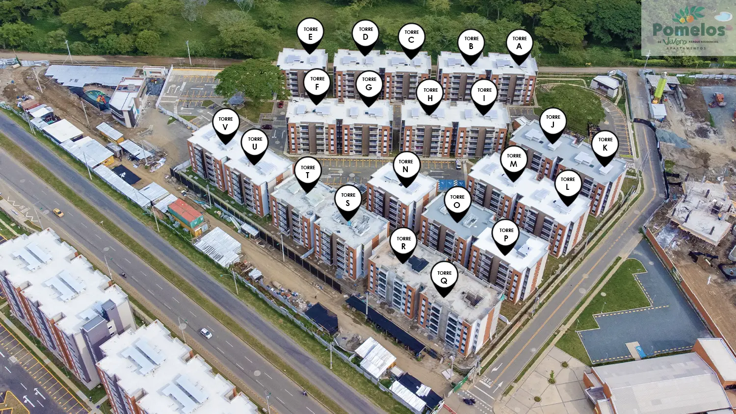 Foto del proyecto Pomelos en avance de obra septiembre de 2025