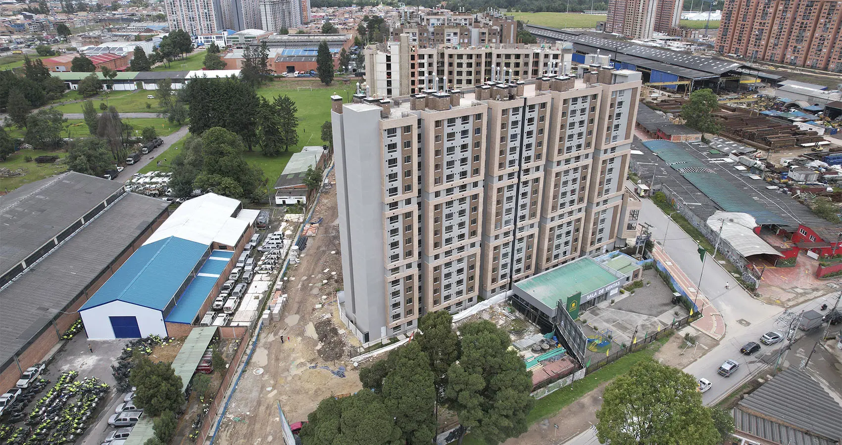 Foto del proyecto Senderos de Fontibon en avance de obra octubre de 2025