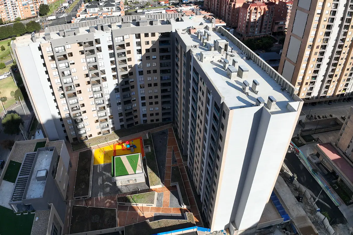 Foto del proyecto Álamo Veramonte en avance de obra septiembre de 2025