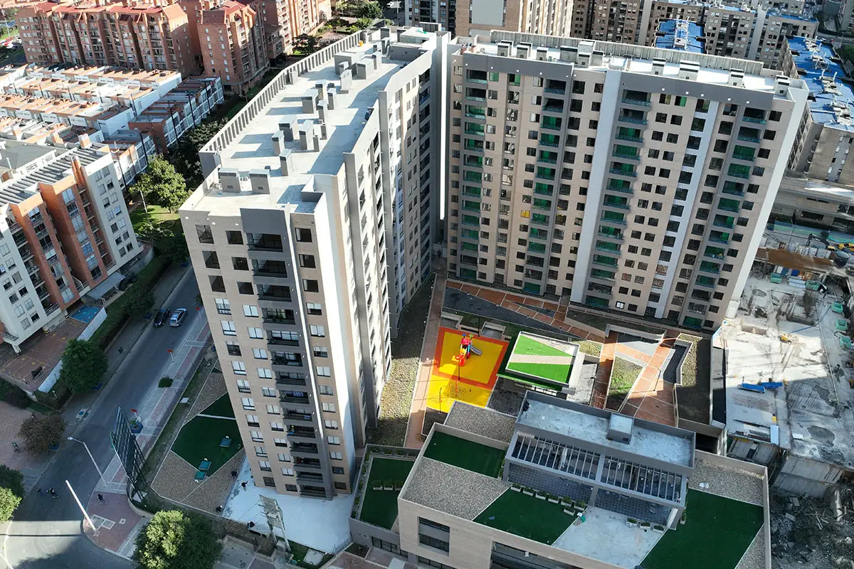 Foto del proyecto Álamo Veramonte en avance de obra septiembre de 2025