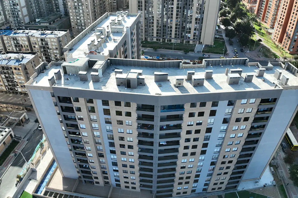 Foto del proyecto Álamo Veramonte en avance de obra septiembre de 2025