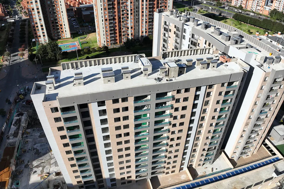 Foto del proyecto Álamo Veramonte en avance de obra septiembre de 2025