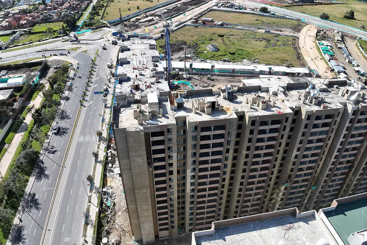 Foto del proyecto Áuriga Living en avance de obra septiembre de 2025