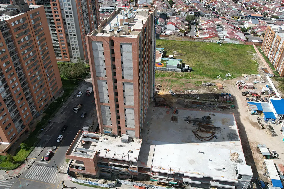 Foto del proyecto Baviera Park en avance de obra septiembre de 2025