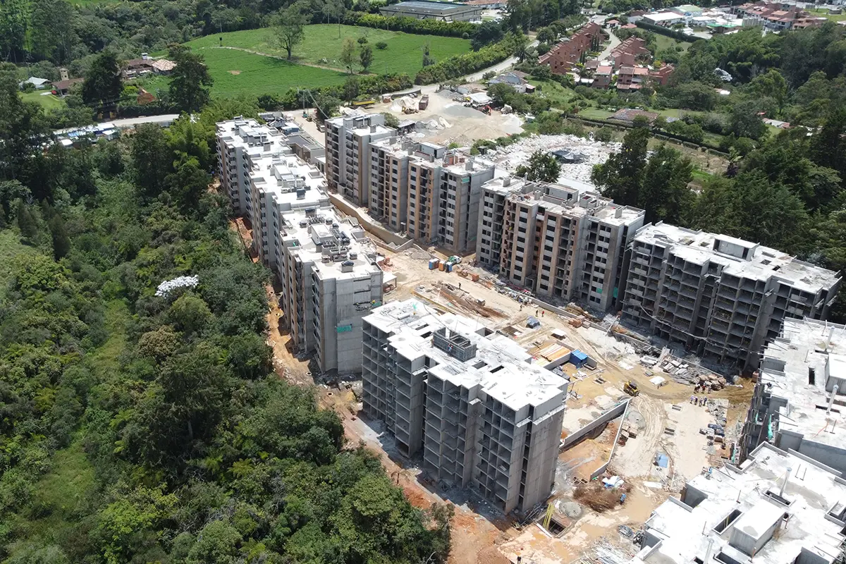 Foto del proyecto Bosque Ceibal en avance de obra septiembre de 2024