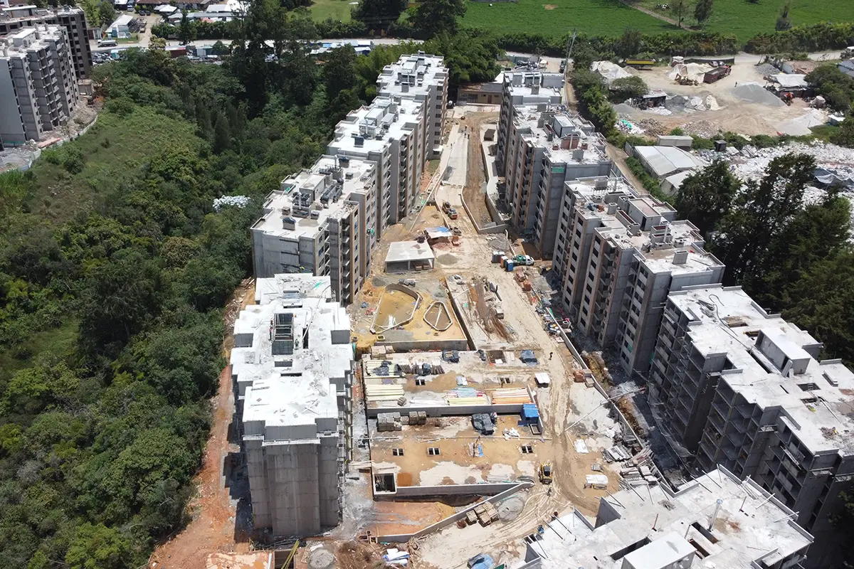 Foto del proyecto Bosque Ceibal en avance de obra septiembre de 2024