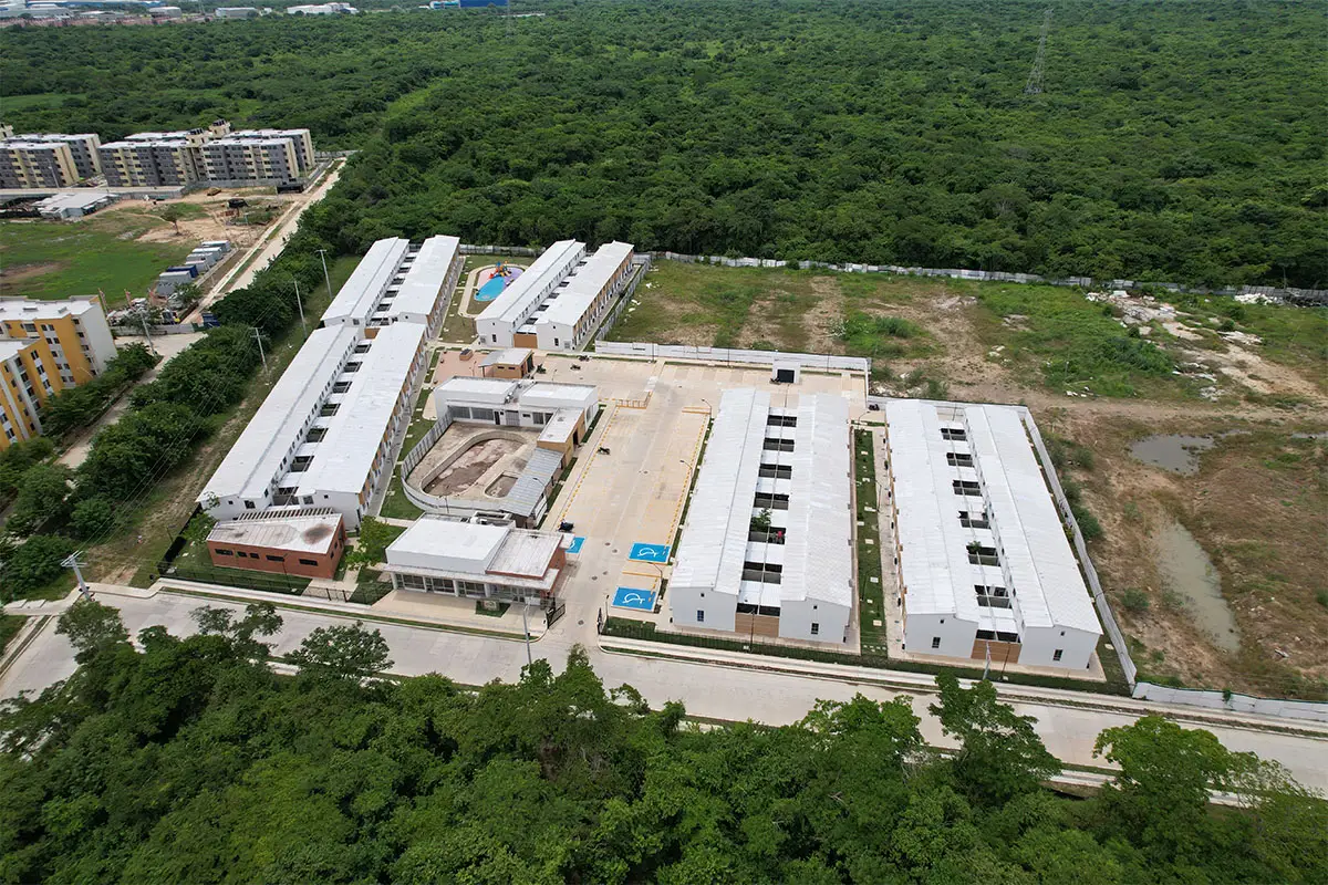 Foto del proyecto Casas de Portobelo en avance de obra septiembre de 2025