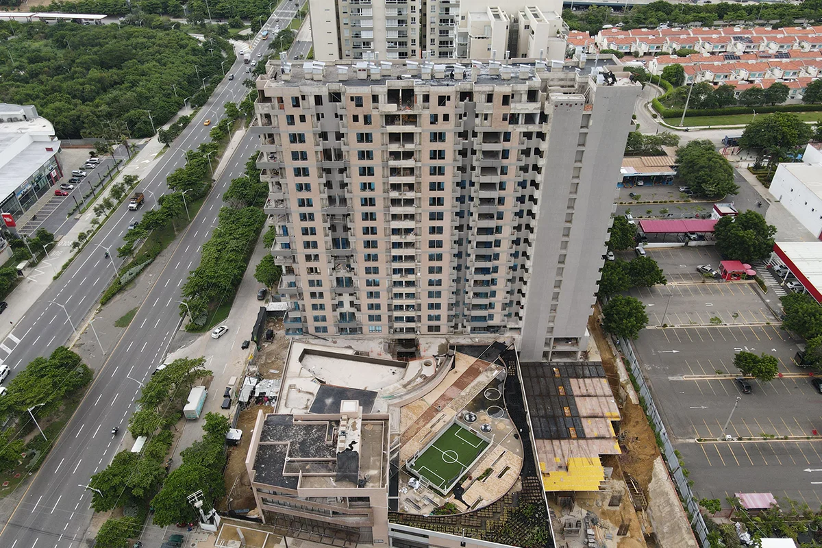  Foto del proyecto Castellana 51 en avance de obra Septiembre de 2024