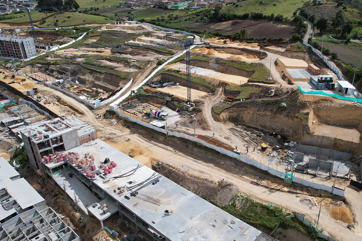 Foto del proyecto Las Violetas en avance de obra Septiembre de 2024