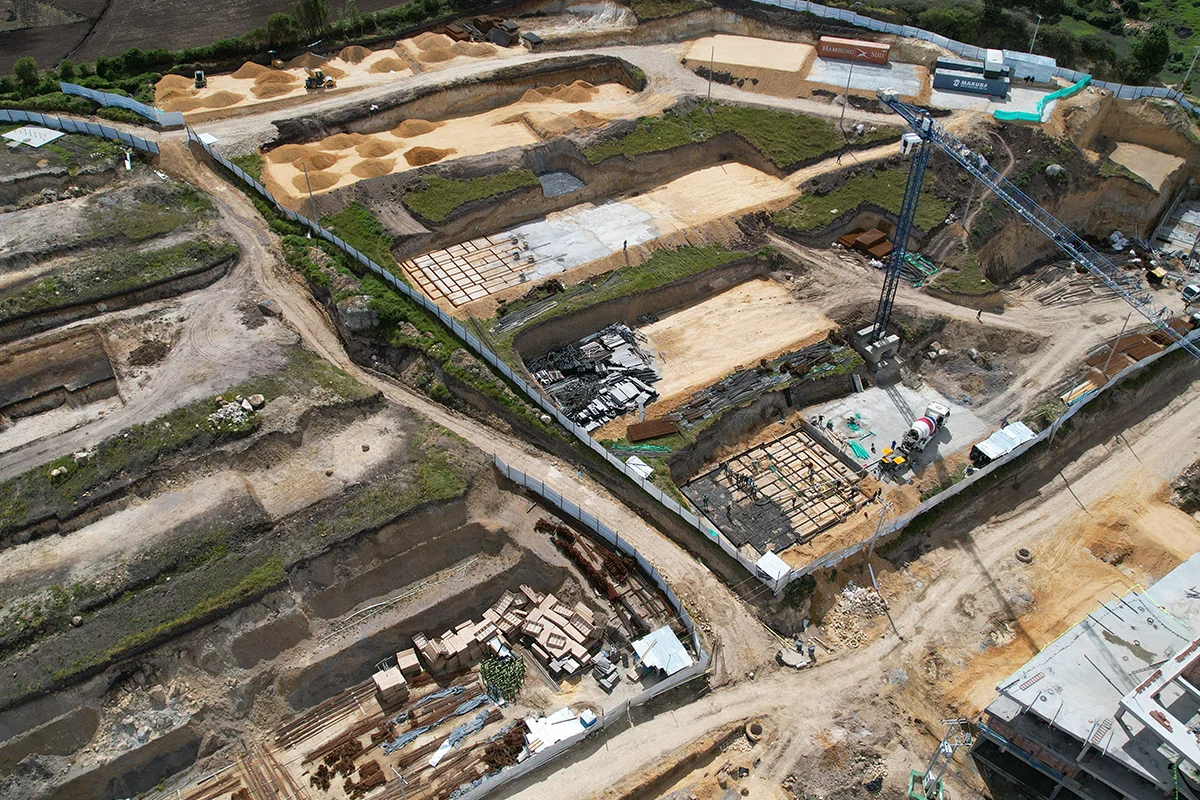 Foto del proyecto Las Violetas en avance de obra Septiembre de 2024