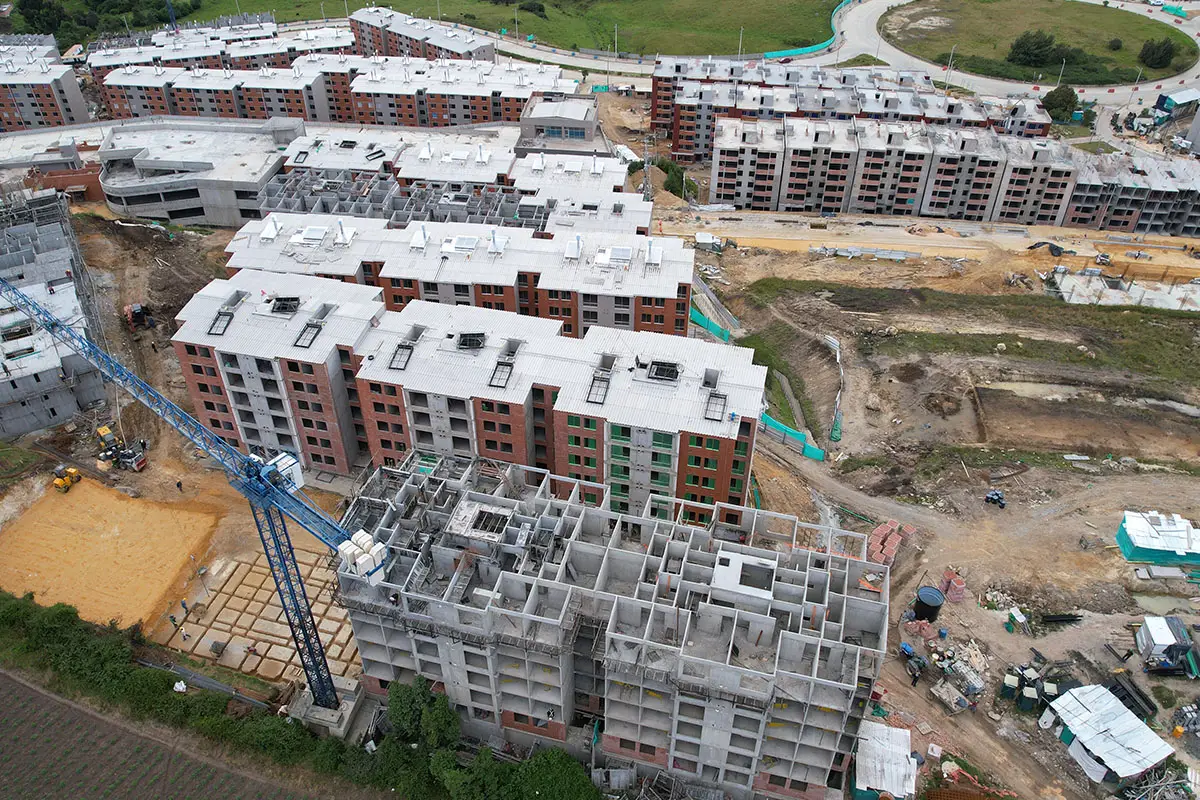 Foto del proyecto Las Violetas en avance de obra septiembre de 2025