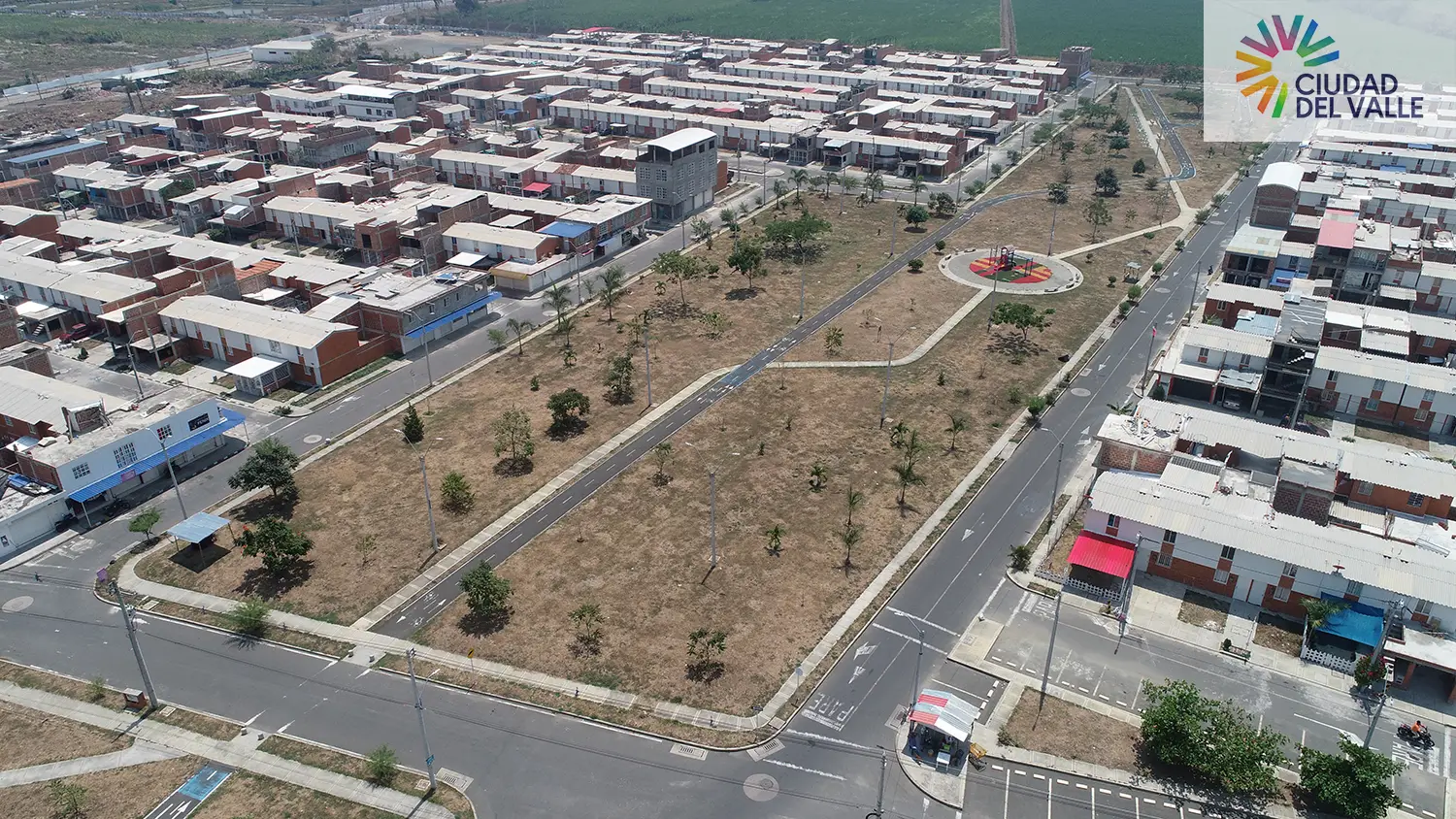 Foto del Macroproyecto Ciudad del Valle en avance de obra Septiembre de 2024