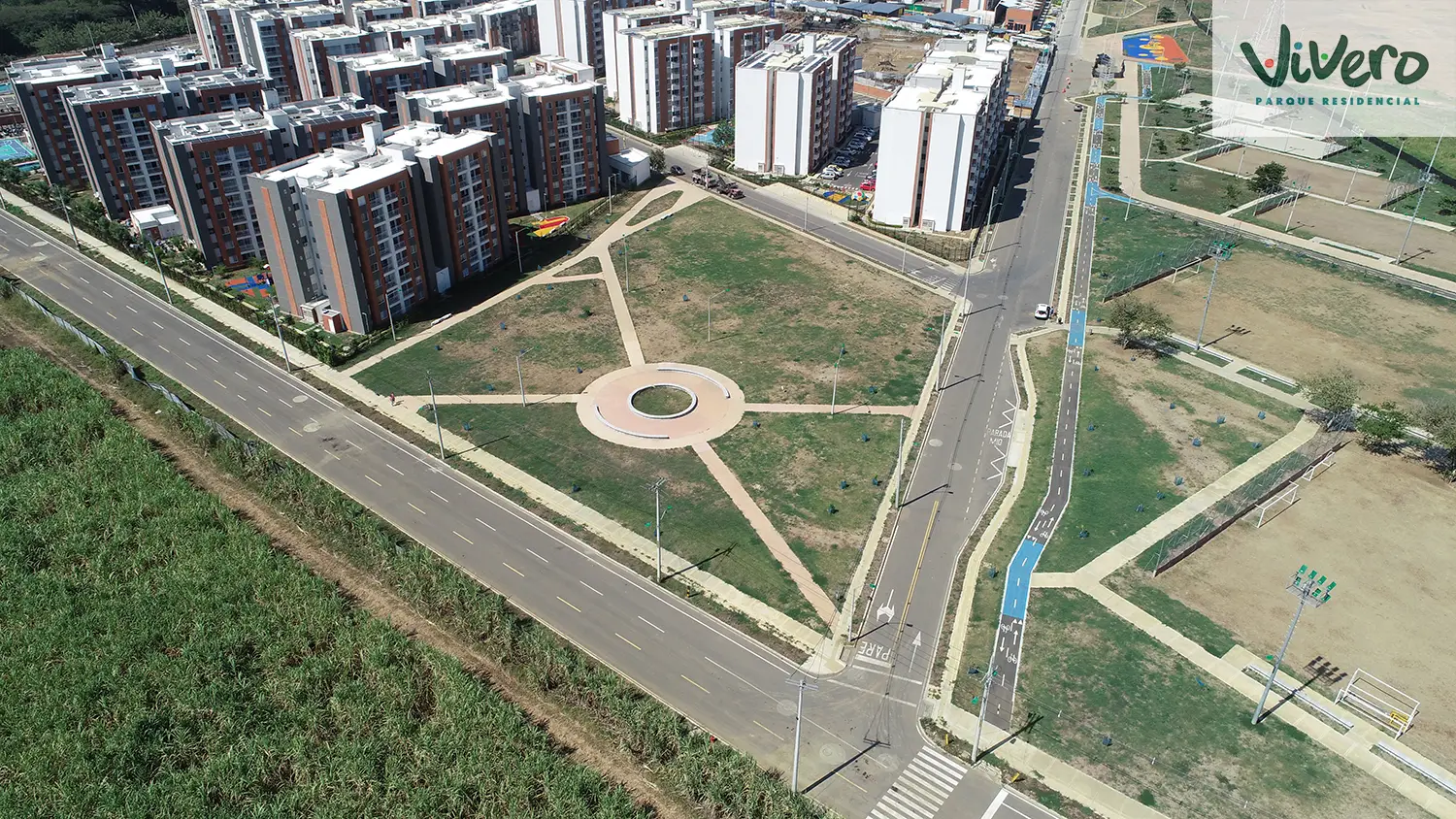 Foto del Macroproyecto Vivero Parque Residencial en avance de obra Septiembre de 2024