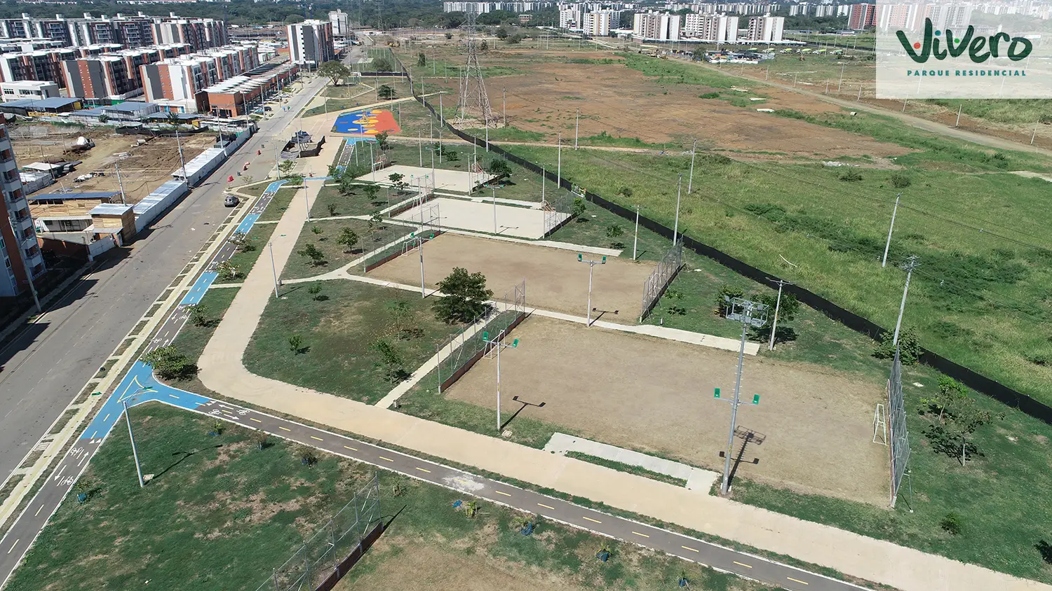 Foto del Macroproyecto Vivero Parque Residencial en avance de obra Septiembre de 2024