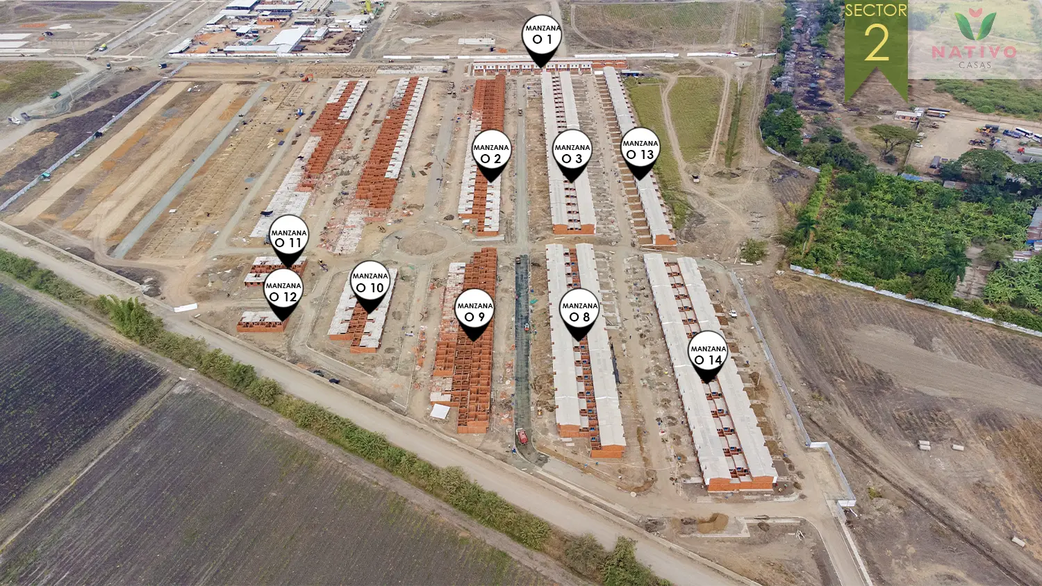 Foto del proyecto Nativo Sector 2 en avance de obra Septiembre de 2024