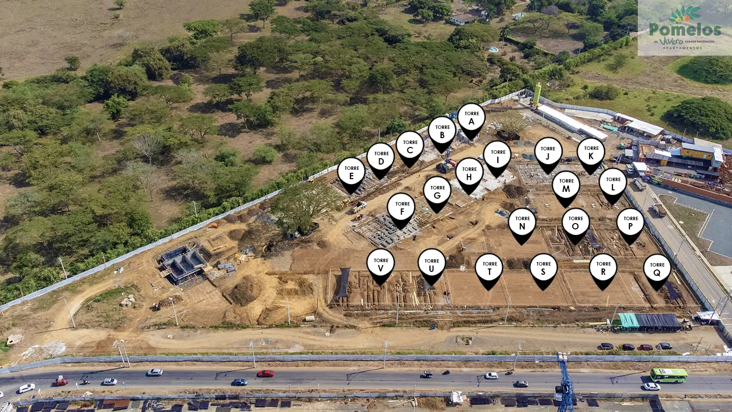 Foto del proyecto Pomelos en avance de obra Septiembre de 2024