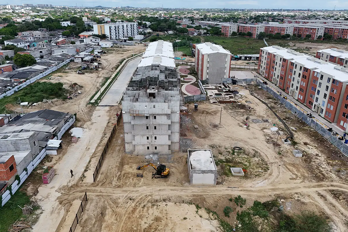 Foto del proyecto Puerto Campana en avance de obra septiembre del 2025