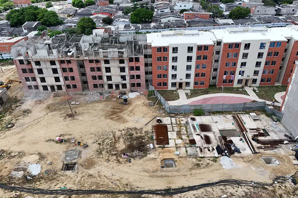 Foto del proyecto Puerto Campana en avance de obra septiembre del 2025