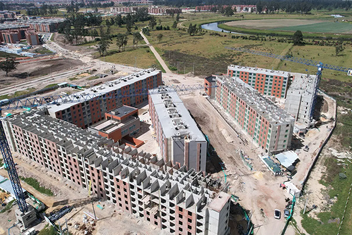 Foto del proyecto Rosa Celeste en avance de obra septiembre de 2025