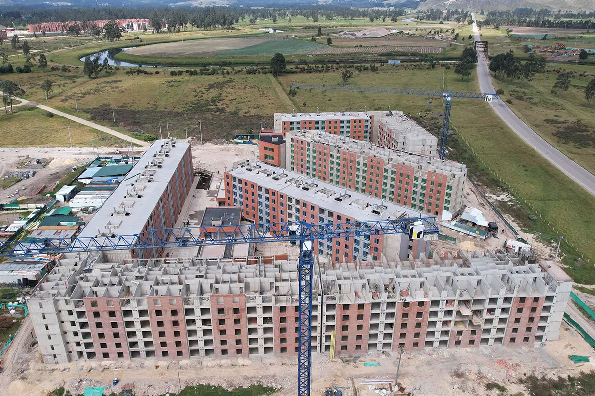 Foto del proyecto Rosa Turquesa en avance de obra septiembre de 2025