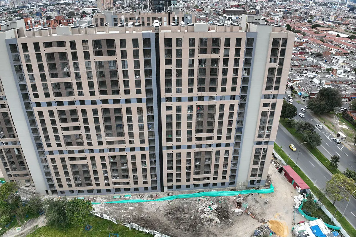 Foto del proyecto Salitre Living en avance de obra septiembre de 2025