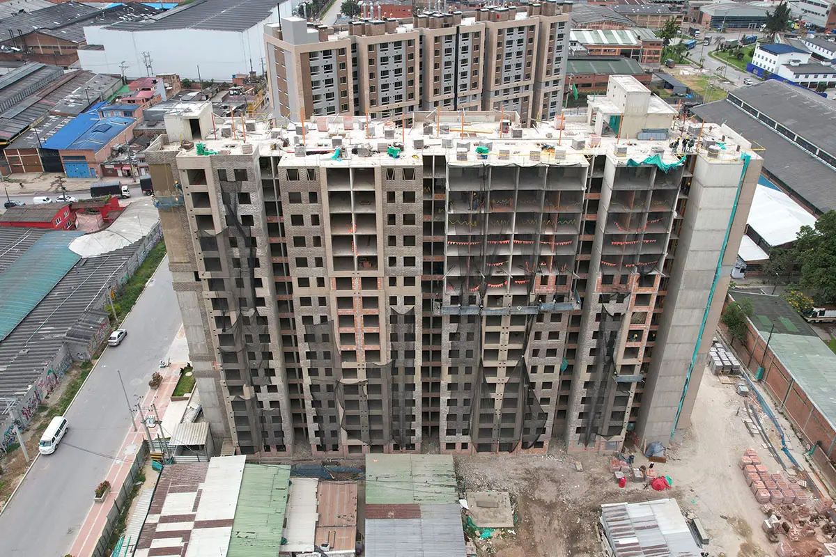 Foto del proyecto Senderos de Fontibon en avance de obra septiembre de 2025