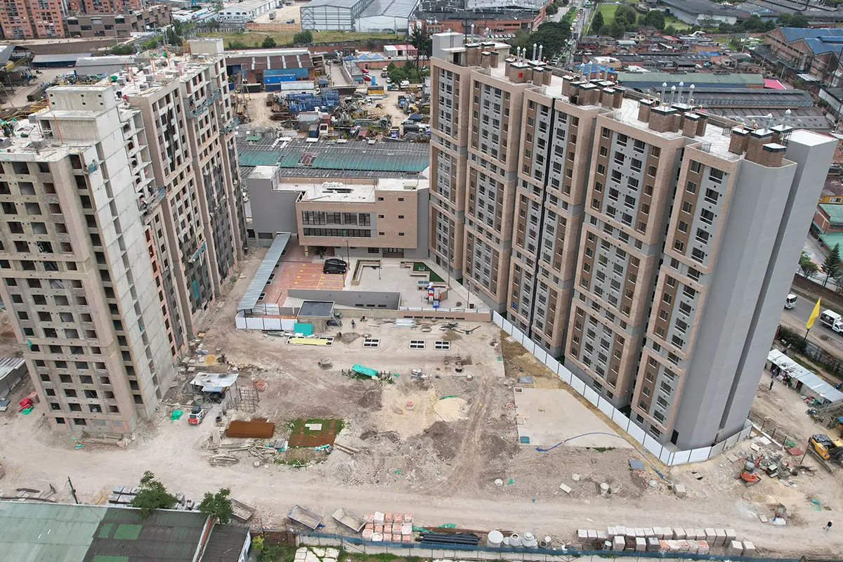 Foto del proyecto Senderos de Fontibon en avance de obra septiembre de 2025