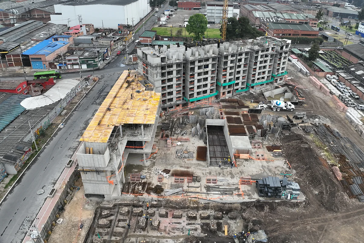 Foto del proyecto Senderos de Fontibon en avance de obra Septiembre de 2024