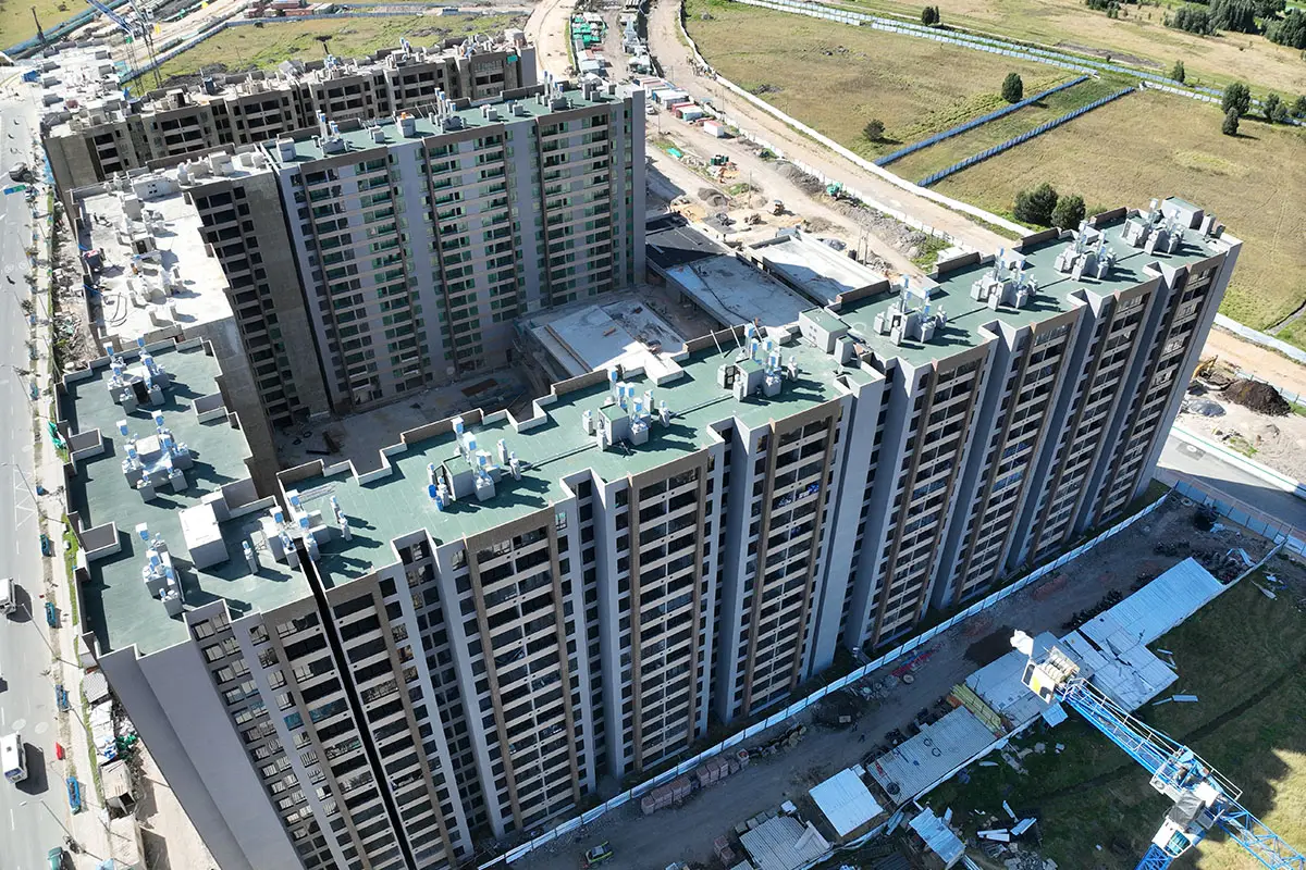 Foto del proyecto Tramonte Living en avance de obra septiembre de 2025