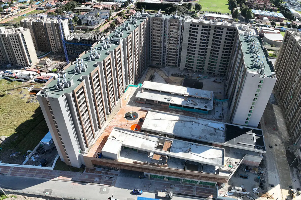 Foto del proyecto Tramonte Living en avance de obra septiembre de 2025
