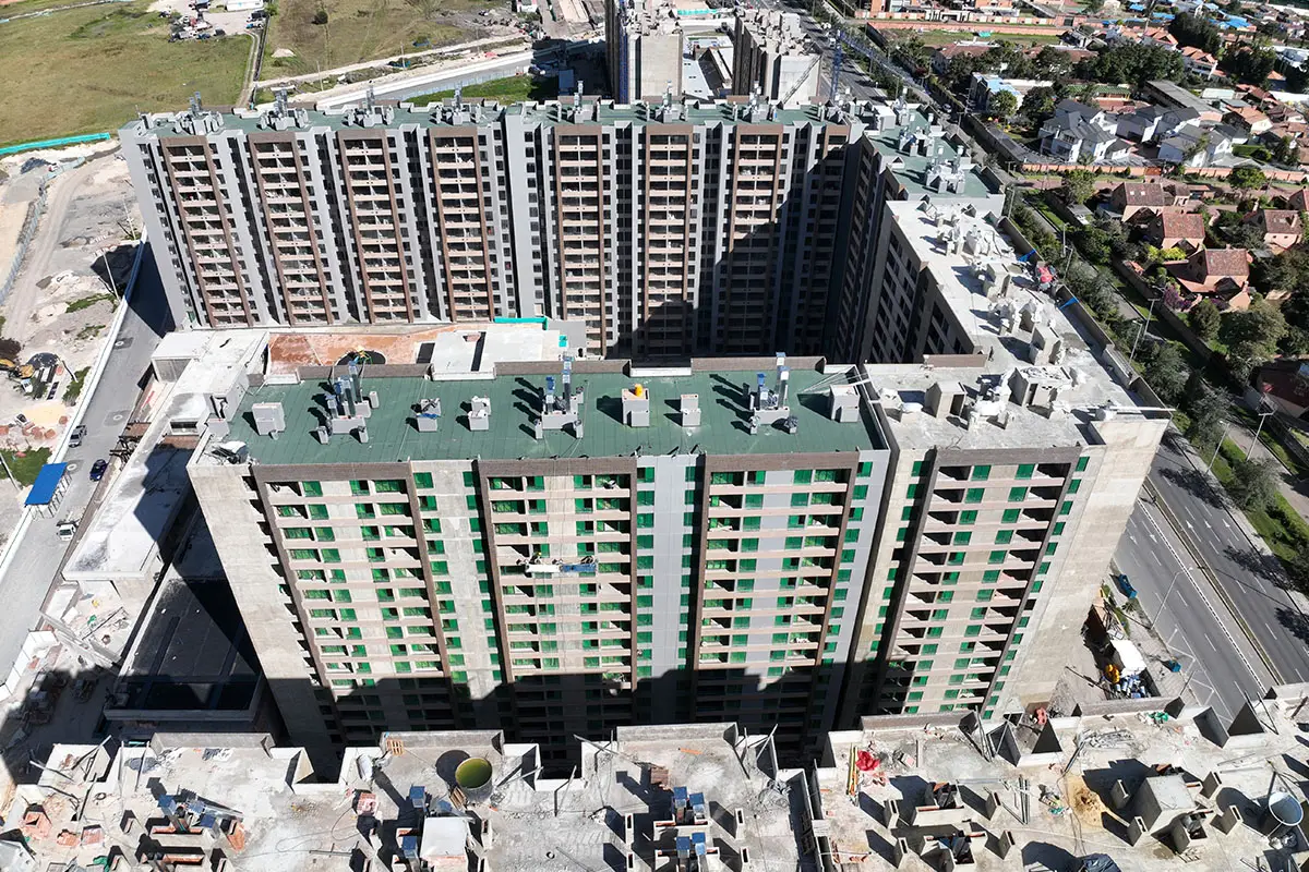 Foto del proyecto Tramonte Living en avance de obra septiembre de 2025