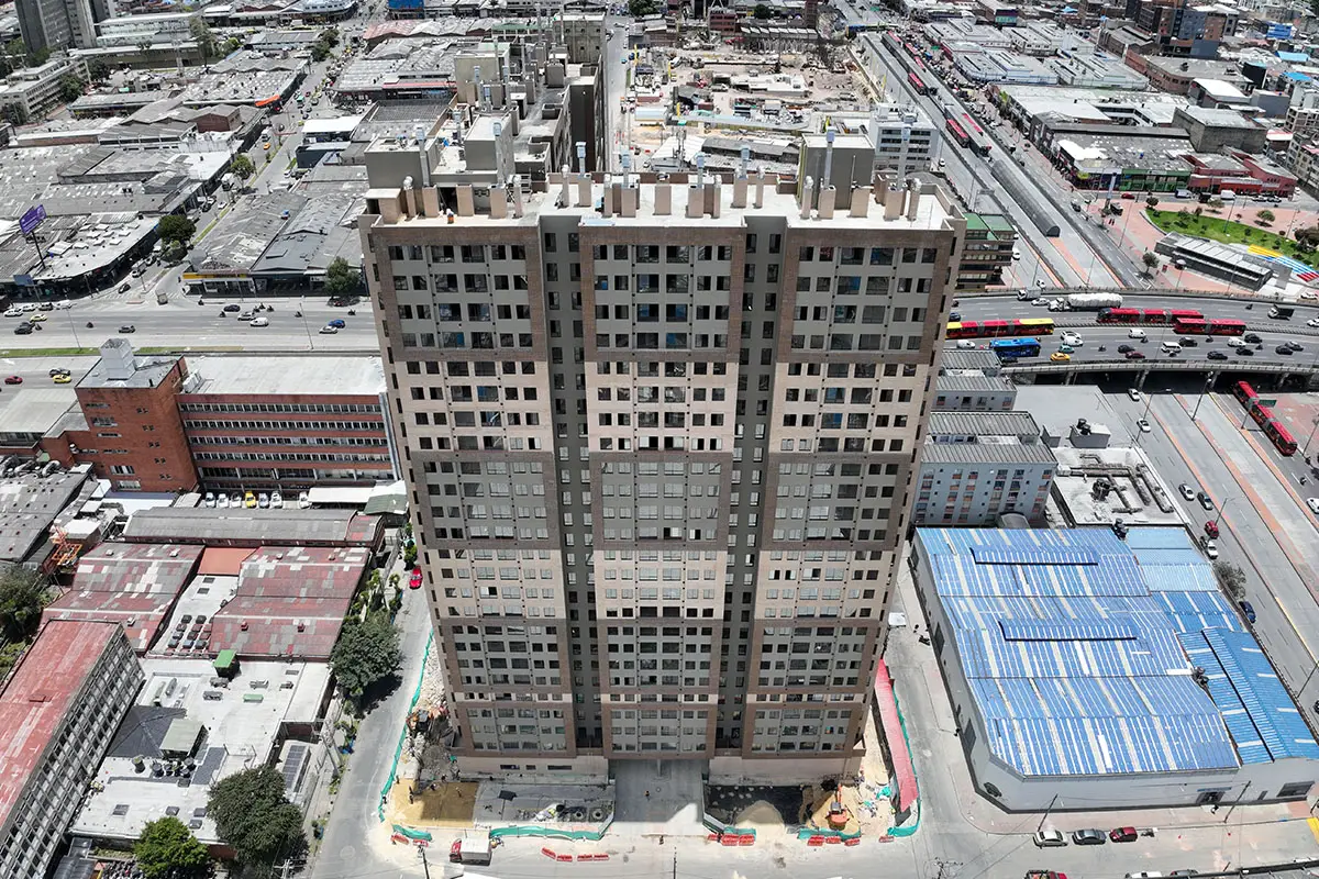 Foto del proyecto Urbana 30 en avance de obra septiembre de 2025