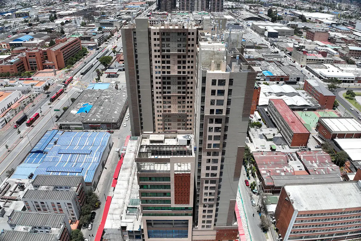 Foto del proyecto Urbana 30 en avance de obra septiembre de 2025