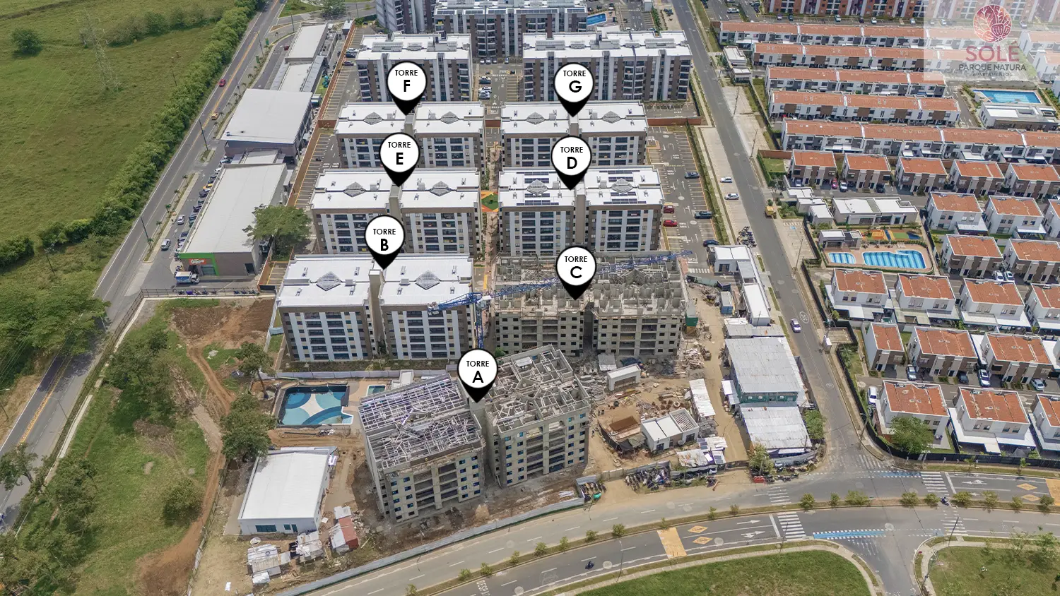 Foto del proyecto Solé en avance de obra Julio de 2025