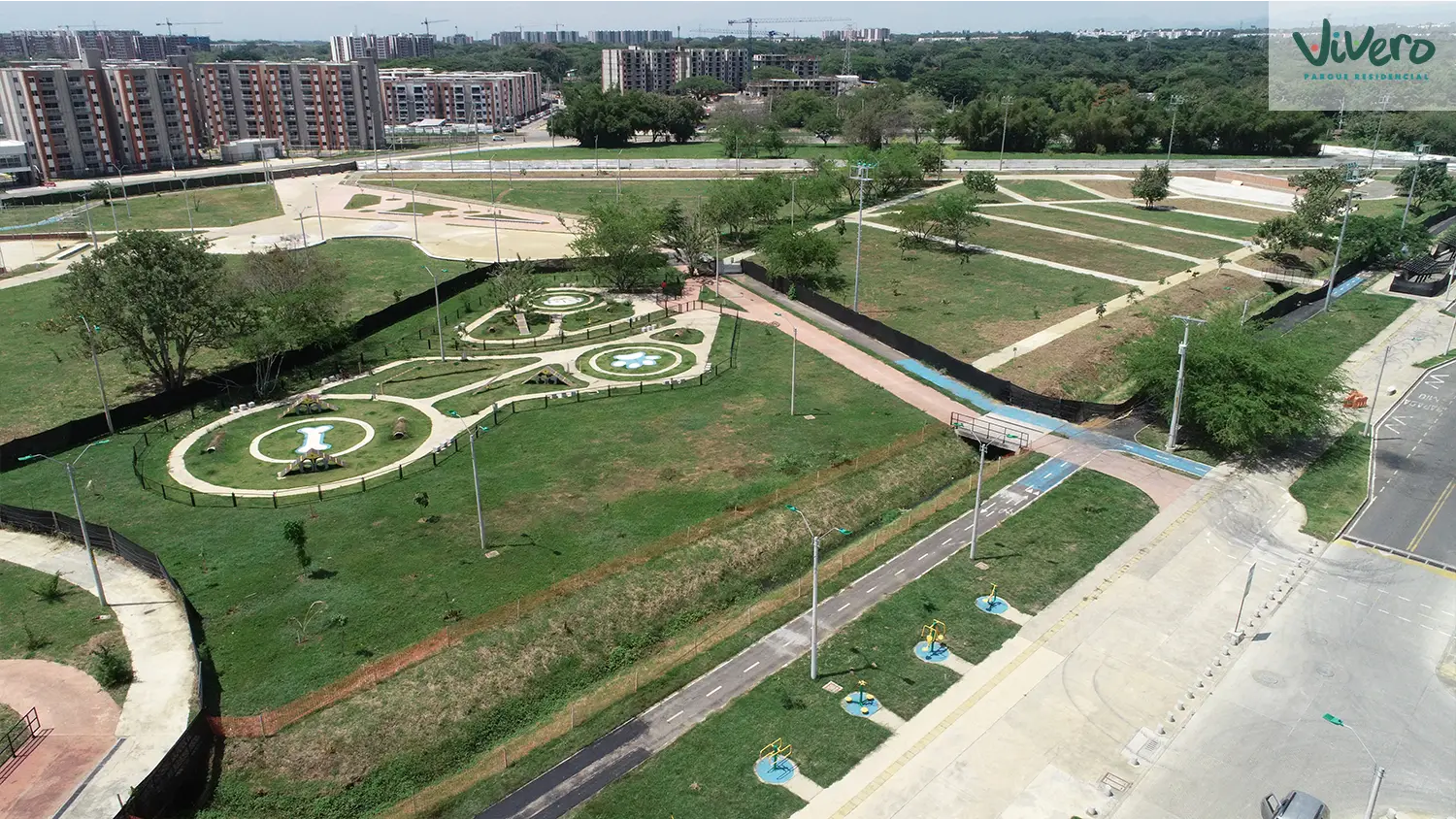 Foto del Macroproyecto Vivero Parque Residencial en avance de obra septiembre 2025