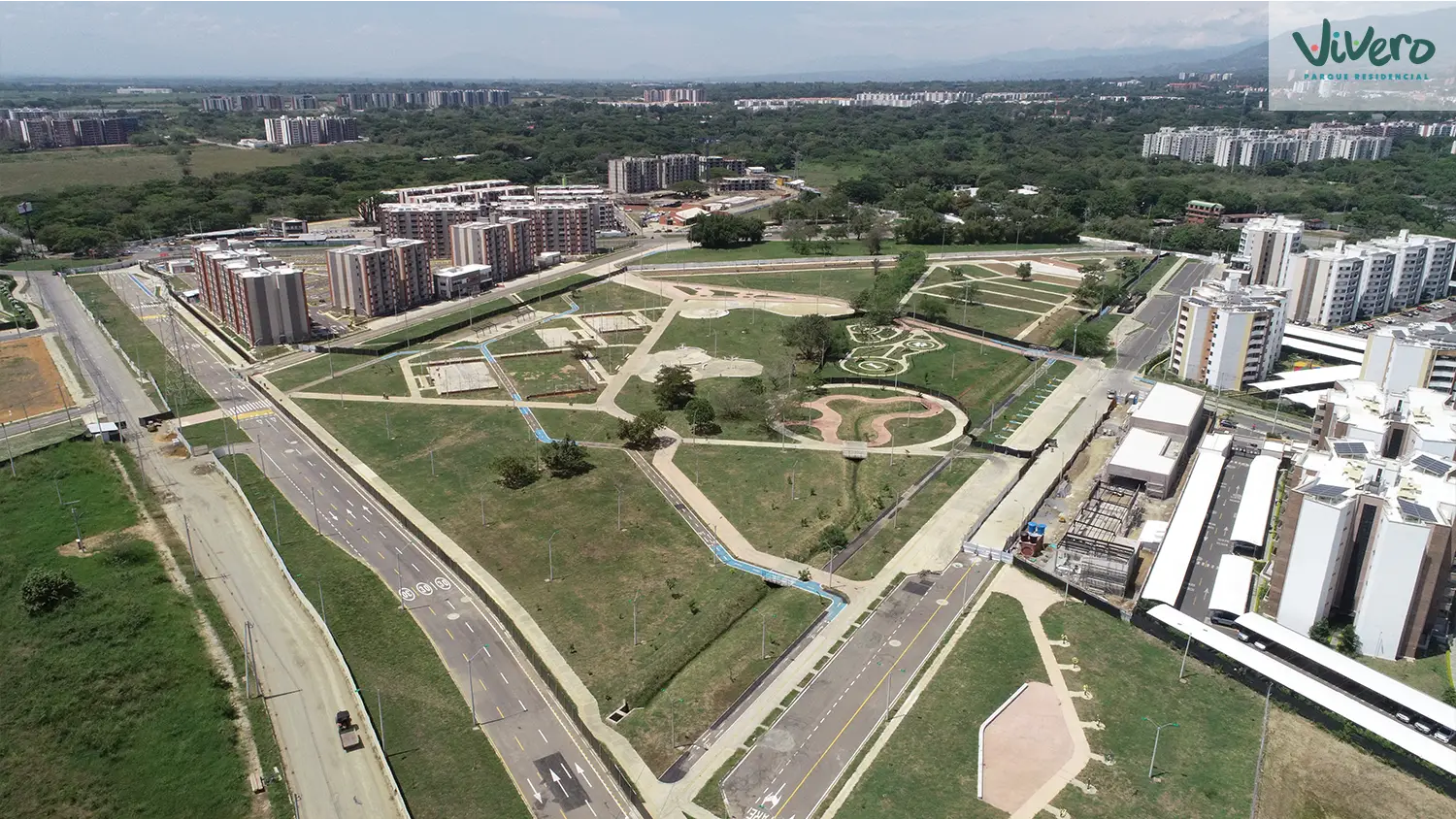 Foto del Macroproyecto Vivero Parque Residencial en avance de obra septiembre 2025