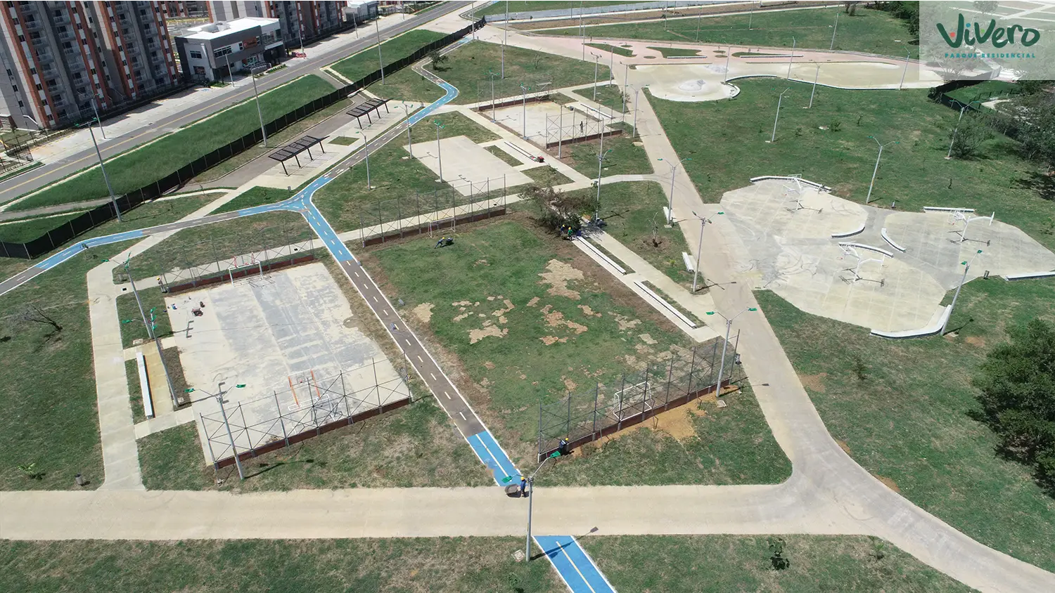 Foto del Macroproyecto Vivero Parque Residencial en avance de obra septiembre 2025