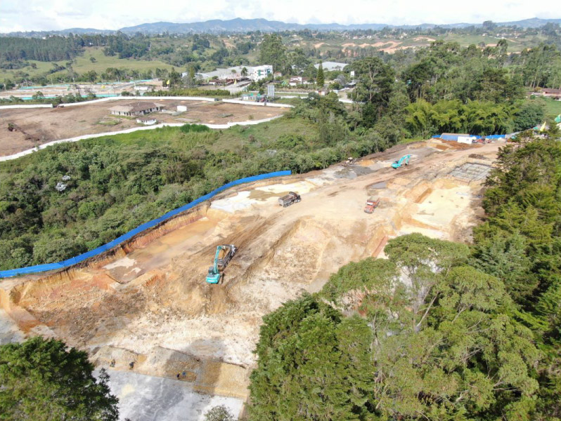 Avance de obra constructora bolívar 