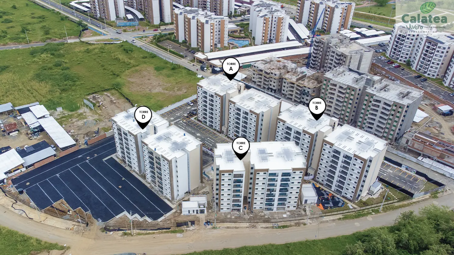 Foto del proyecto Calatea en avance de obra Diciembre de 2025