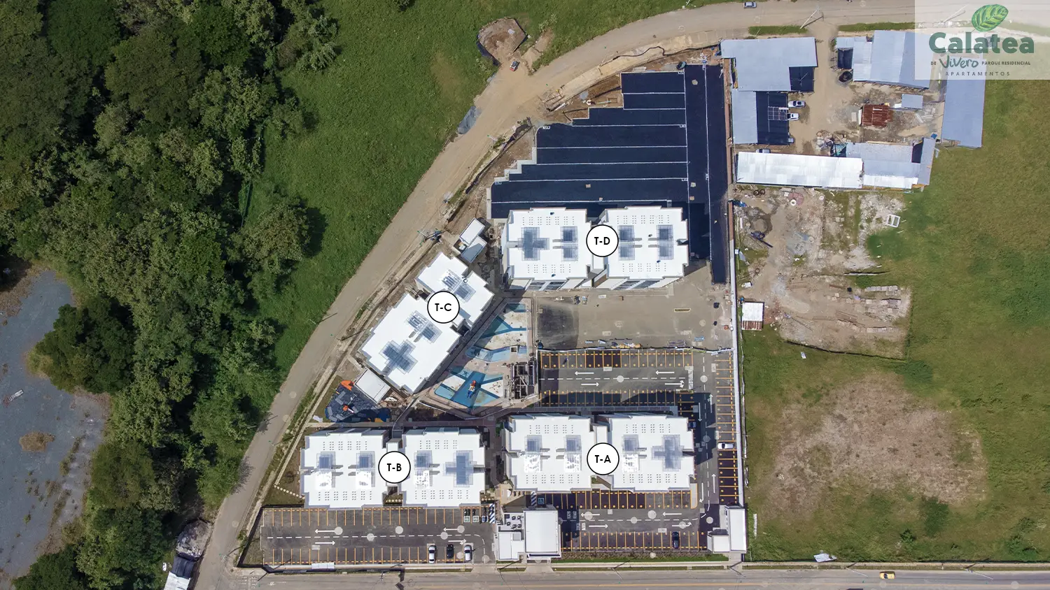 Foto del proyecto Calatea en avance de obra Diciembre de 2025