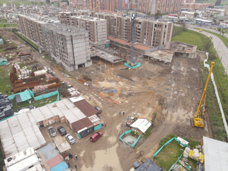 Avance de obra constructora Bolívar