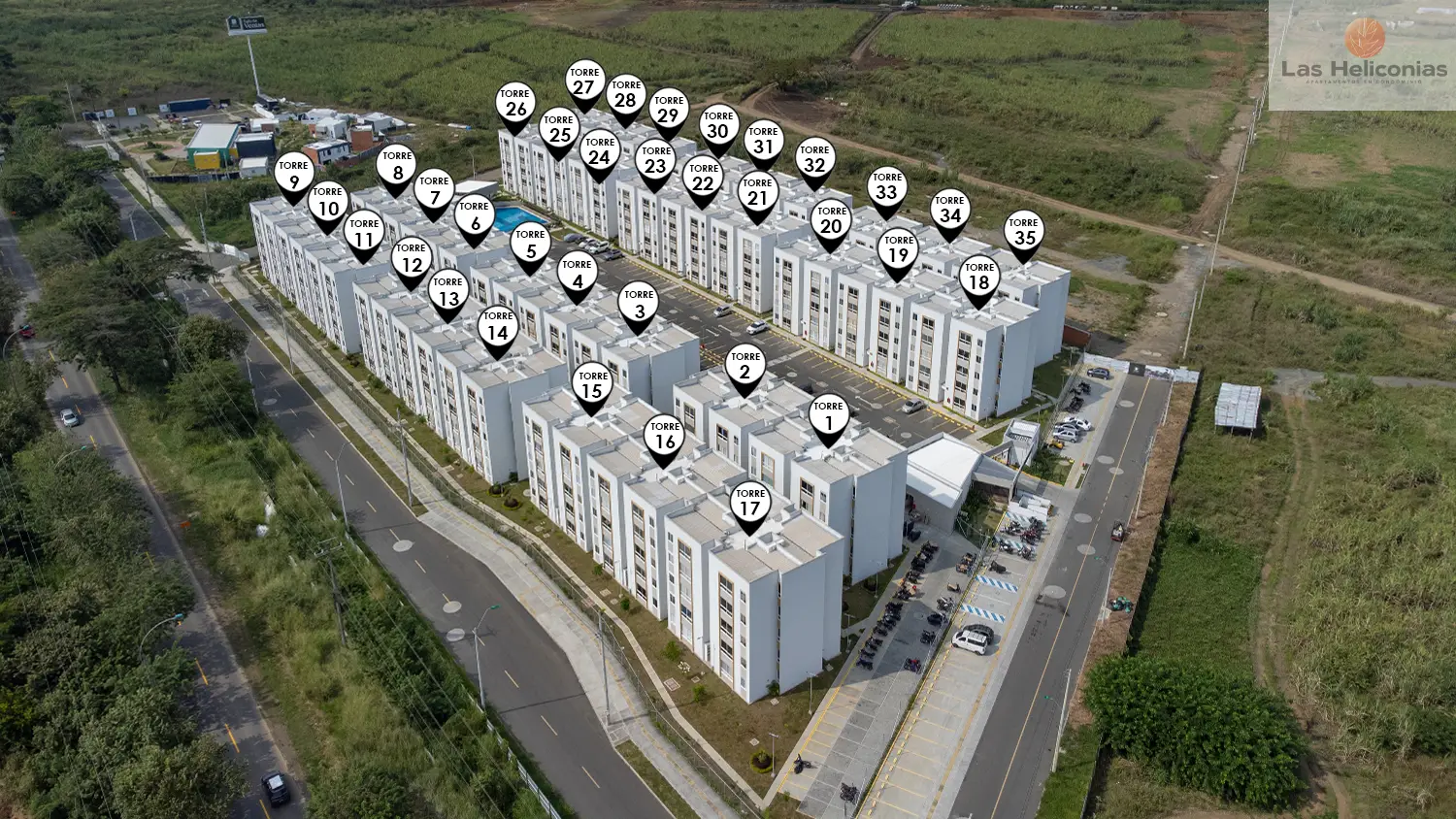 Foto del proyecto Heliconias en avance de obra Enero de 2026