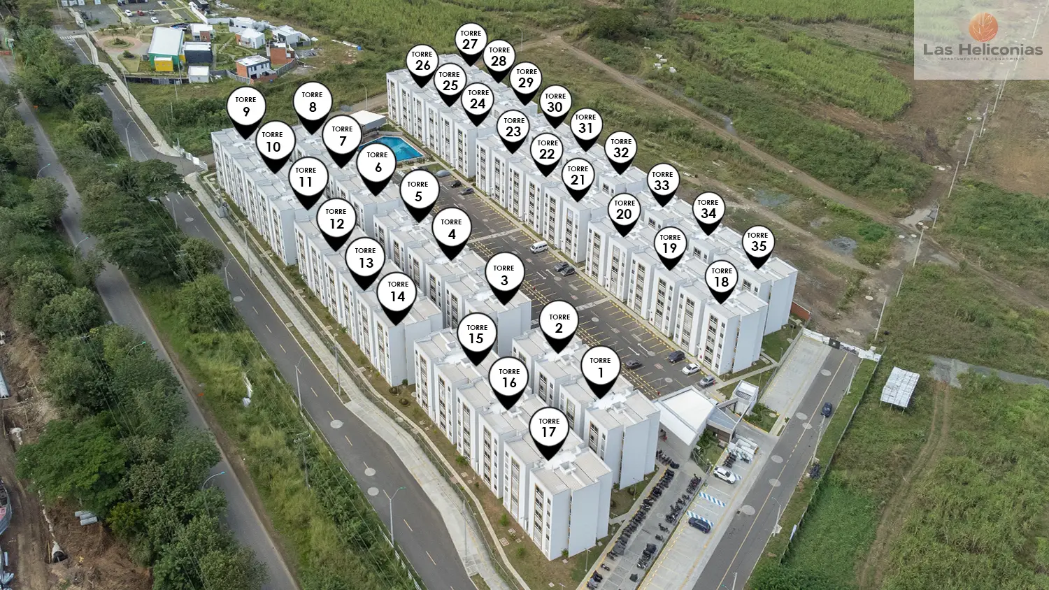 Foto del proyecto Heliconias en avance de obra Diciembre de 2025