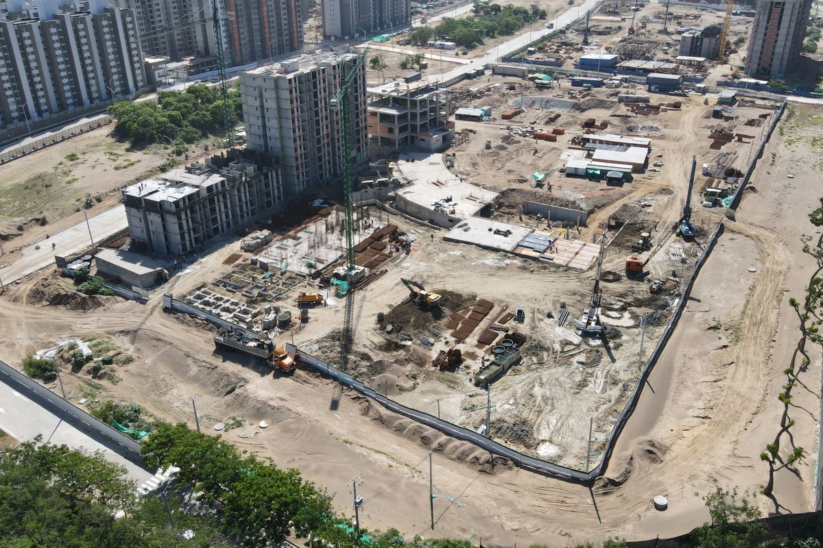 Avance de obra constructora Bolívar