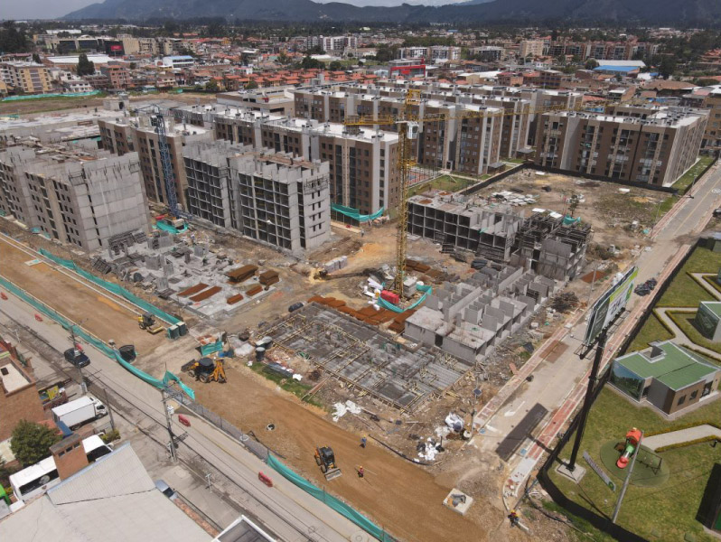 Avance de obra constructora Bolívar