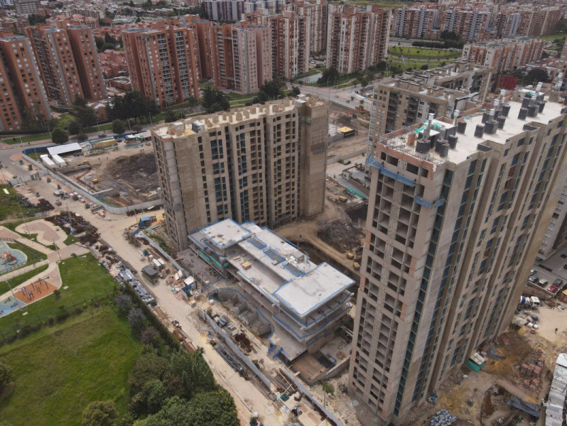 Avance de obra constructora Bolívar