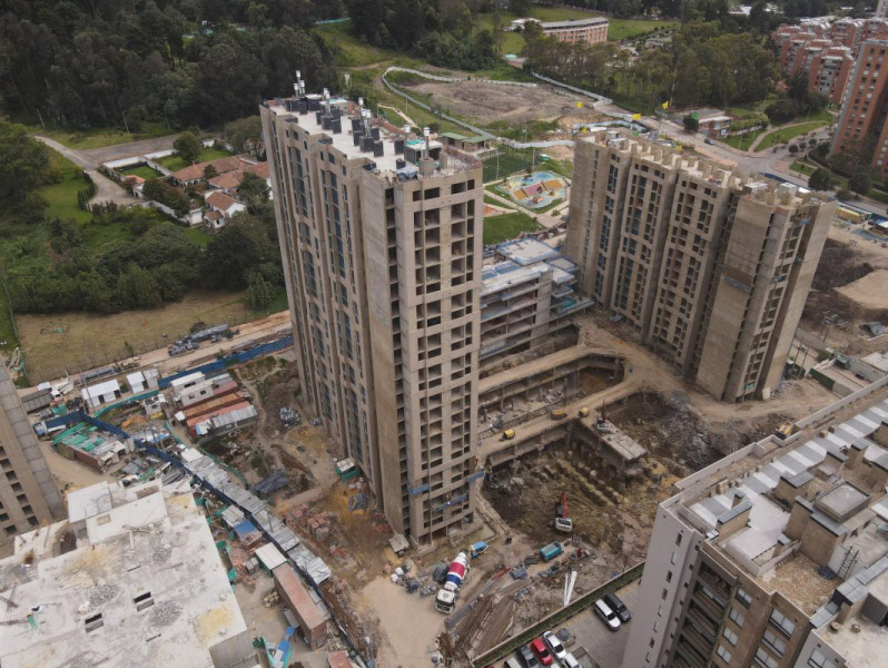 Avance de obra constructora Bolívar