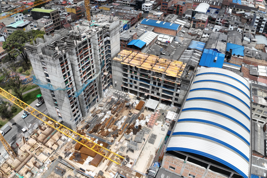 Avance de obra constructora Bolívar