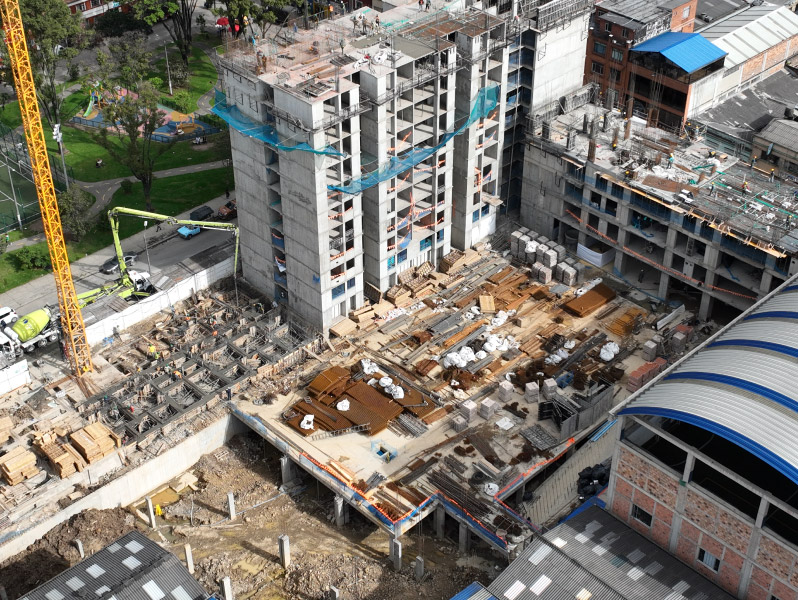 Avance de obra constructora Bolívar