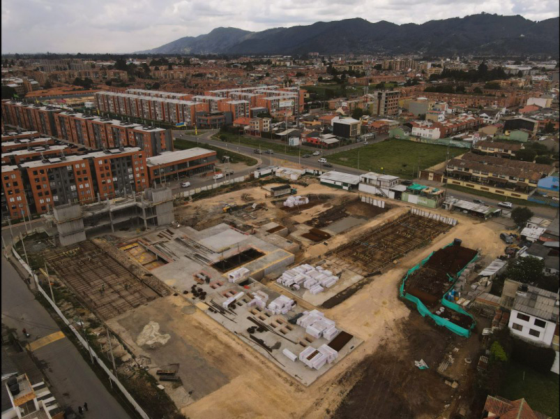 Avance de obra constructora Bolívar